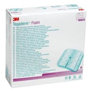 Tegaderm Foam Dressing 3-1/2x3-1/2" Sterile Square Non-Adhesive T...