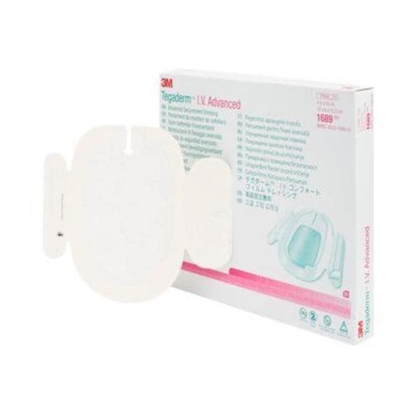 Tegaderm Advanced Film IV Dressing 4x6-1/8" Sterile Adhesive Tran...