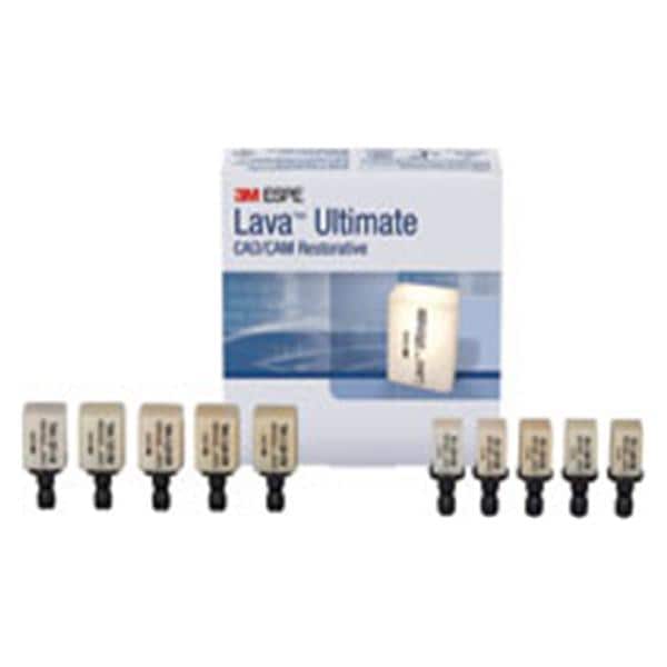 3M™ Lava™ Ultimate CAD/CAM Milling Blocks Low Translucency 12 BL For CEREC® 5/Pk