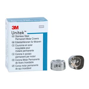 3M™ Unitek™ Crowns Size 4 1st Permanent Lower Right Molar Replacement 5/Bx