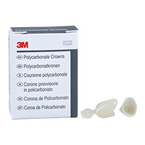 3M™ Polycarbonate Crowns Size 33 Rght Cspd Upr&Lwr Replacement Crowns 5/Bx