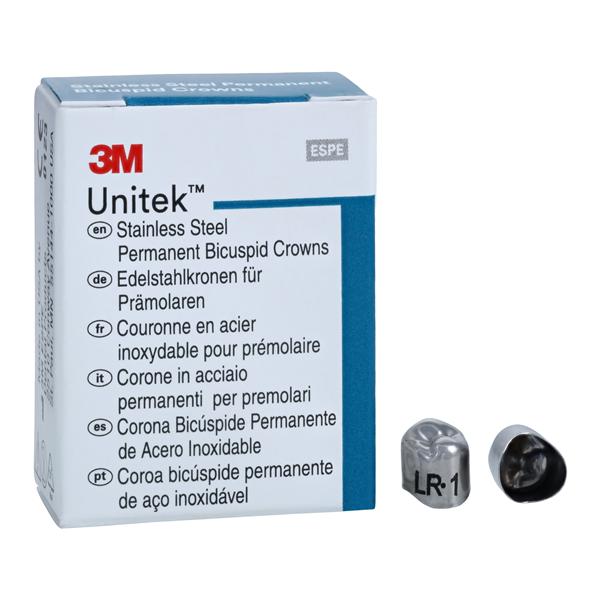3M™ Unitek™ Crowns Size 1 1st Perm LRB Replacement Crowns 5/Bx