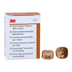 3M™ Unitek™ Crowns Size 2 2nd Lower Left Molar Replacement Crowns 5/Bx
