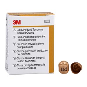 3M™ Unitek™ Crowns Size 2 1st Lower Left Bicuspid Replacement Crowns 5/Bx