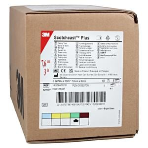 Scotchcast Plus Tape Bright Green 3"x4yd