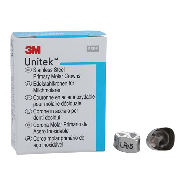 3M™ Unitek™ Stainless Steel Crowns 5 1st Pri LRM Replacement 5/Bx