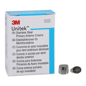 3M™ Unitek™ Stainless Steel Crowns Size 1UR Prim Ant Upr Rght Cntrl Refill 5/Bx