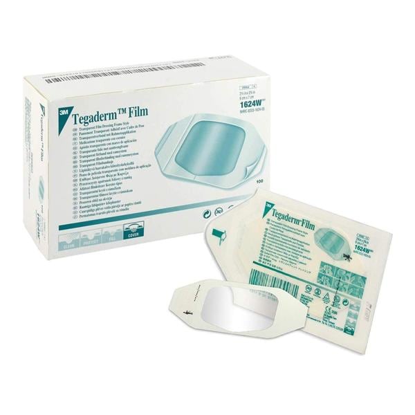 Tegaderm Film Frame Style Dressing 2-3/8x2-3/4" Sterile Adhesive...