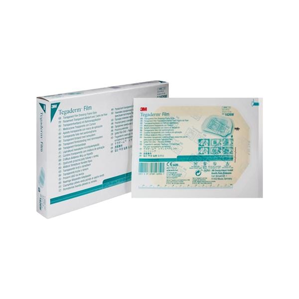 Tegaderm Film Frame Style Dressing 4x4-3/4" Sterile Adhesive Adhe...