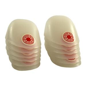 Protectors Cup Heel Plastic One Size, 6 PR/CA
