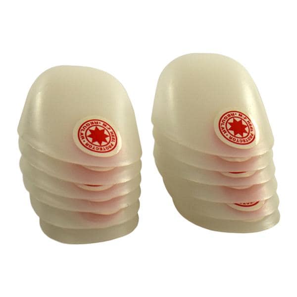 Protectors Cup Heel Plastic One Size, 6 PR/CA