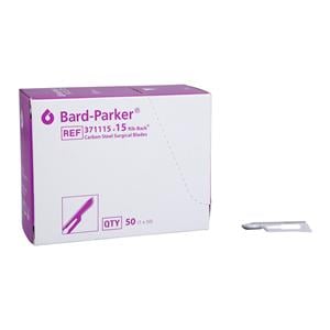 Bard-Parker Carbon Steel Sterile Surgical Blade #15 Disposable, 3...