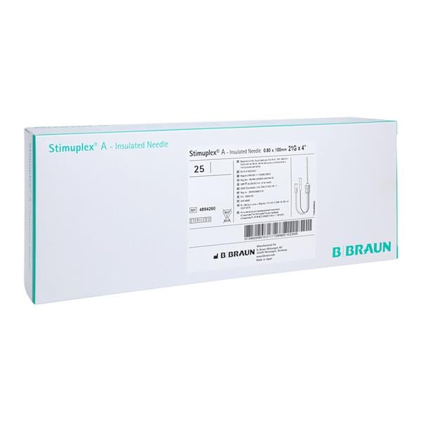 Stimuplex A Nerve Block Needle 21g 4