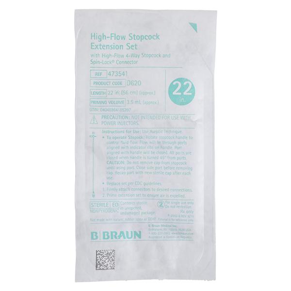 Hi-Flow Anesthesia Extension Set 22" 50/Ca