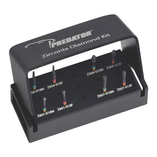 Predator Diamond Bur Friction Grip Clinical Kit Ea