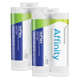 Affinity Impression Material Hydroactive Fast Set 120 mL Inflex Refill 2/Pk