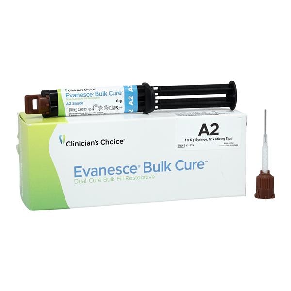 Evanesce Bulk Cure Composite Restorative Material A2 Syringe Ea