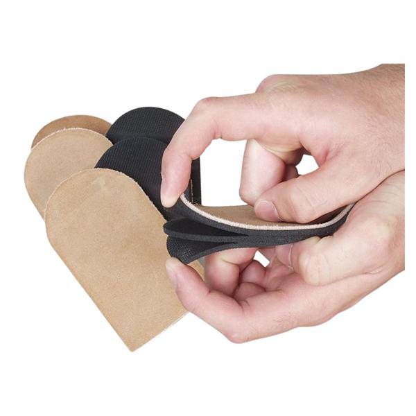 Peel-Away Wedge Insert Heel Leather/Rubber 2x4.25" Small