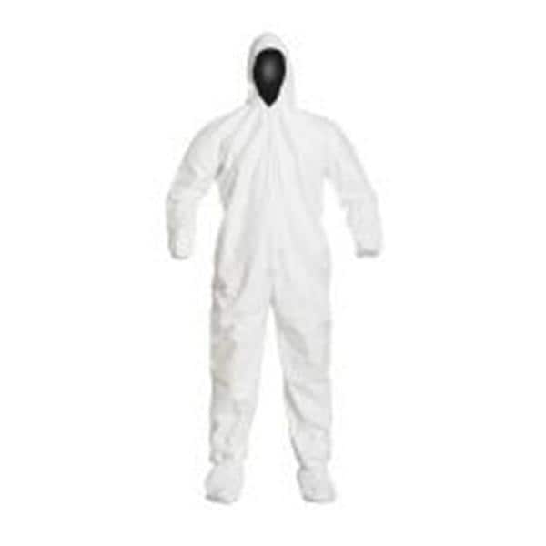 Tyvek IsoClean Pull Over Hood White One Size Disposable Not Made...