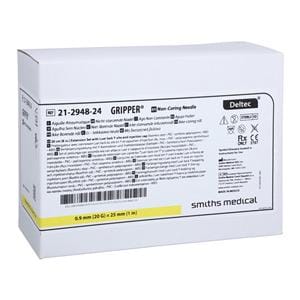 Needle Infusion Huber Gripper 20gx1" Sterile Not Made With Natura...