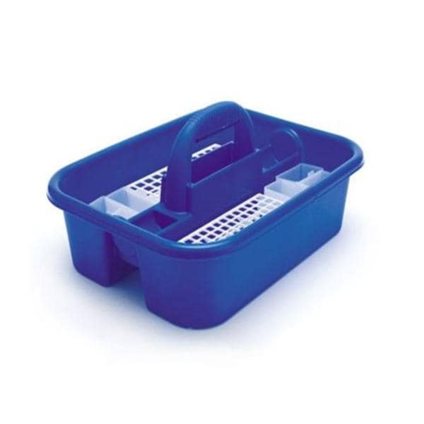 Phlebotomy Tray Tote Blue With Bin Cups/ Tube Rack Each