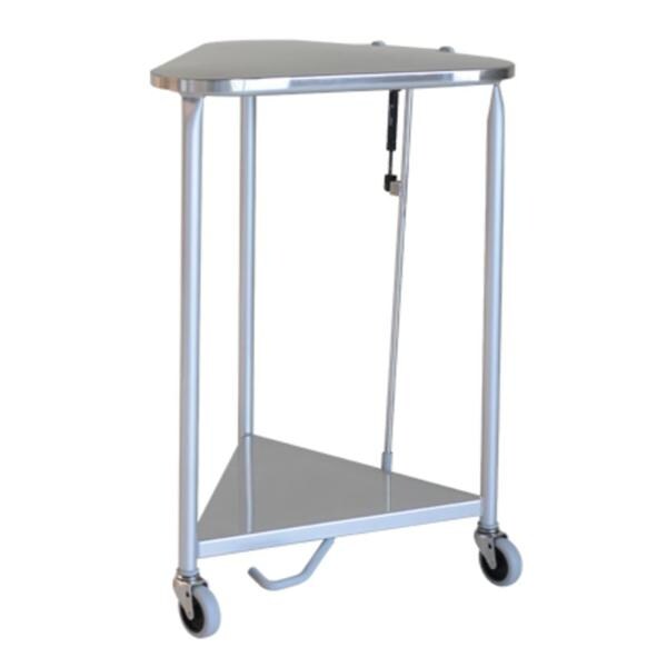 Linen Quiet-Close Lid Triangular Powder Coated Steel Hamper 35x80-7/8"