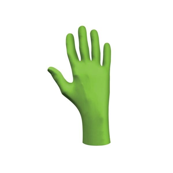 N-Dex Free Nitrile Exam Gloves Large Green Non-Sterile