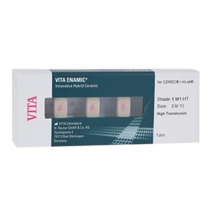 VITA ENAMIC HT Milling Blocks High Translucency 10 1M1 For CEREC 5/Pk