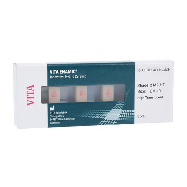 VITA ENAMIC HT Milling Blocks High Translucency 10 2M2 For CEREC 5/Pk