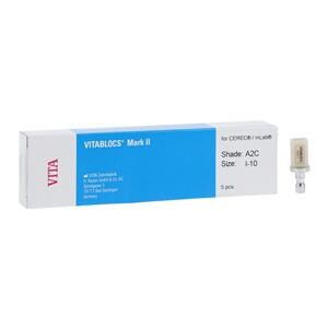 VITABLOCS Mark II Classic Milling Blocks I10 A2C For CEREC 5/Pk