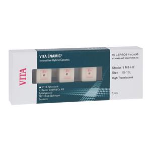 VITA ENAMIC IS HT Milling Blocks High Translucency 16L 1M1 For CEREC 5/Pk