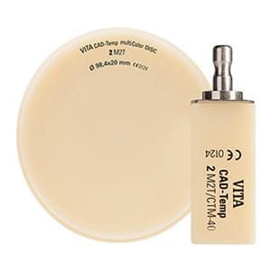 VITA CAD-TEMP monoColor Milling Blocks CT-55 1M2T For Universal 1/Pk