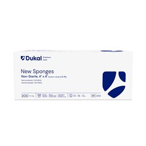 Premium Rayon/Polyester Blend Non-Woven Sponge 4x4" 4 Ply Non-Ste...