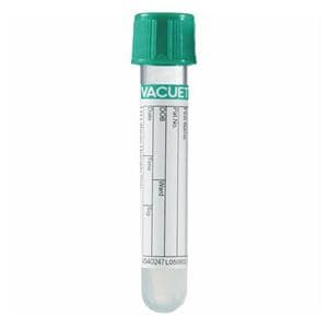 Vacuette Venous Blood Collection Tube Green/Yellow 3.5mL Plastic 50/Pk, 24 PK/CA
