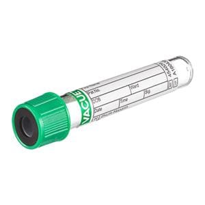 Vacuette Venous Blood Collection Tube Green/Black 4mL Pull Cap Di...