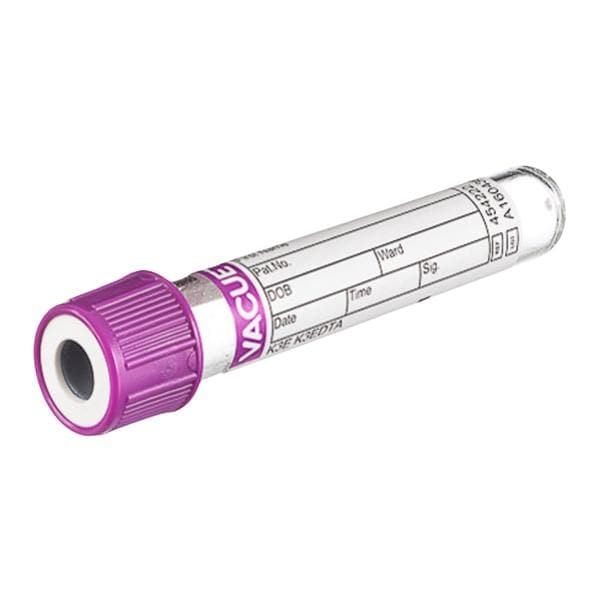 Vacuette Venous Blood Collection Tube Lavender/White 2mL Pull Cap...