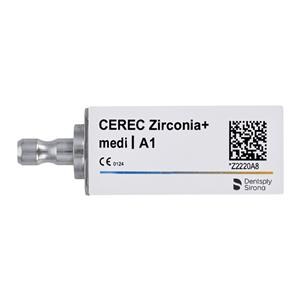 CEREC Zirconia+ Milling Blocks Translucent Medi A1 For CEREC 3/Bx