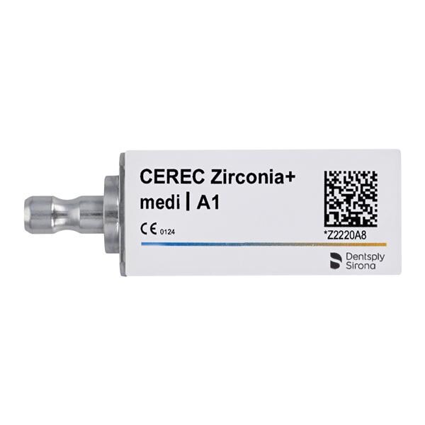 CEREC Zirconia+ Milling Blocks Translucent Medi A1 For CEREC 3/Bx