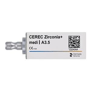 CEREC Zirconia+ Milling Blocks Translucent Medi A3.5 For CEREC 3/Bx