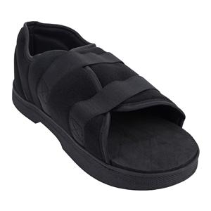 Softie Post-Op Shoe Poly-Cotton Blend/Tricot Foam Black Large Men...