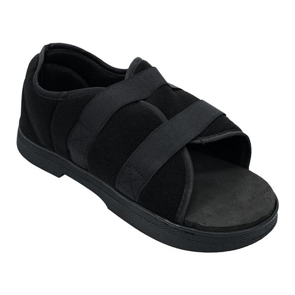 Softie Post-Op Shoe Poly-Cotton Blend/Tricot Foam Black Medium Me...