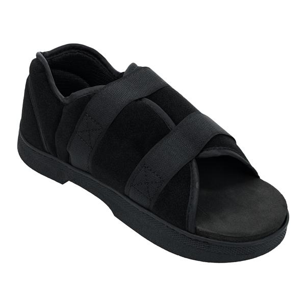Softie Post-Op Shoe Poly-Cotton Blend/Tricot Foam Black Large Wom...