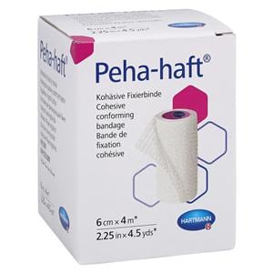 Peha-Haft Gauze Bandage Cotton 2.25"x4.5yd White Each