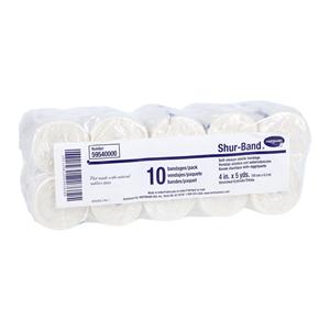 Shur-Band Stretch Bandage Elastic 4"x5yd Non-Sterile 10/Box, 6 BX...