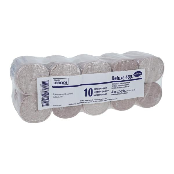 Stretch Bandage Cotton/Elastic 3"x5yd Tan Non-Sterile 10/Package