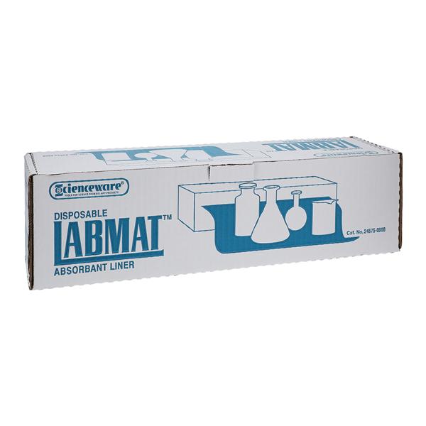 Labmat Absorbent Liner For Benchtop Polyethylene Film White 20"x5...