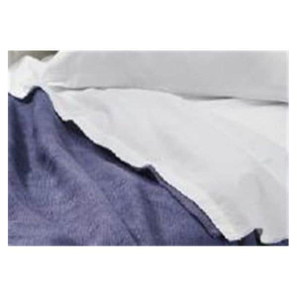 Links Spread Blanket White Cotton/Polyester 74x96