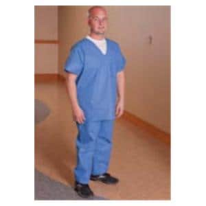 Super-Soft Evolution Scrub Pant Adult Unisex True Blue Spunbonded...