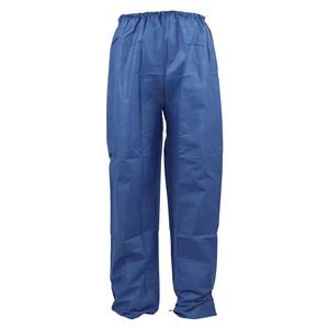 Essentials Scrub Pant Dark Blue Disposable Elastic Waist 10/Bag,...
