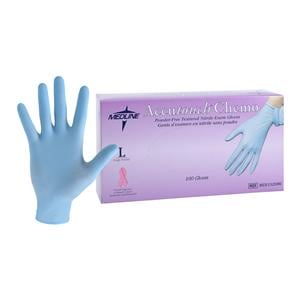 Accutouch Chemo Nitrile Exam Gloves Large Blue Non-Sterile Chemo...